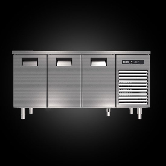 Counter Type 3-Door Monoblock Refrigerator